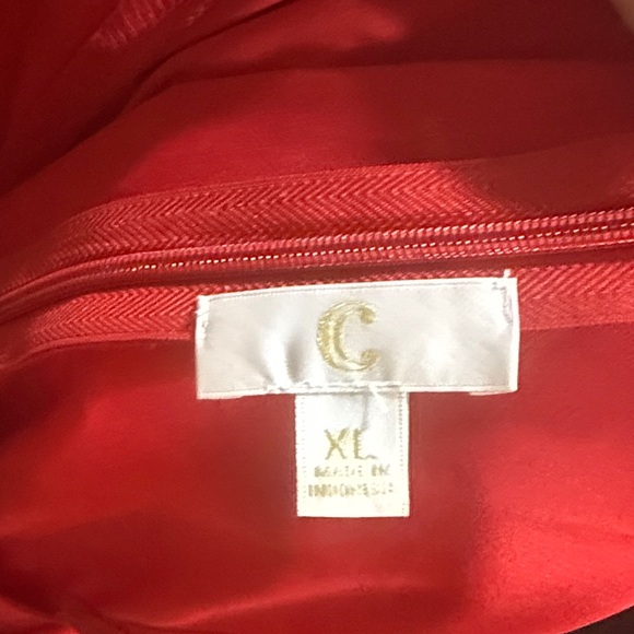 Charming Charlie Red Ruffle Mini Dress - Picture 2 of 3